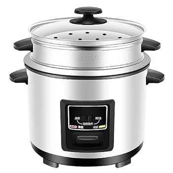 【中古】【未当て嵌める】ミニ炊飯器取りはずし能力のあるなライナーライススチーマー304熱保護すること役立つこと付き添い人ステンレス鋼鋼炊飯器フルビューグラス蓋
