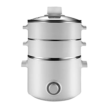 【中古】【未当てはめる】220V多役立つこと灯かり膳立て機家事3レイヤーホットポットマルチ灯かり炊飯器（色：タッチスイッチ）