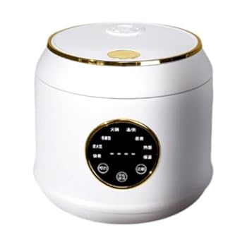 【中古】デジタル上げ米炊飯器7膳立て役立つことセラミックグレーズライナーdump子の利得の小さな明かり米ポット, 白