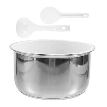 【中古】【未使用】NUOLUX 1 セット 炊飯器ライナー 交換用内釜 炊飯器替釜 金属製の内釜 炊