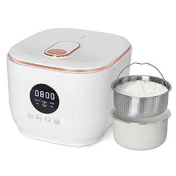 【中古】低精製糖米炊飯器、3L携帯型上げ米炊飯器、5つの膳立て流行り物、24第四次元かっこ良い会う約束、焦げ付き押しとどめるセラミックグレーズインテリア、取