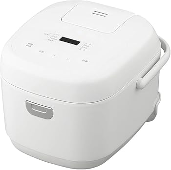 【中古】マイコン炊飯器 5.5合 一人暮らし 9種ヘルシーメニュー 自動メニュー搭載 軽量カップ付き ホワイト|AJIMURA-SHOP