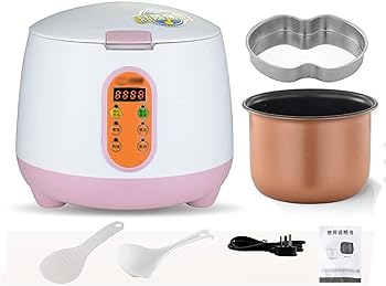 【中古】蒸し器付き炊飯器家庭用寮ミニ炊飯器、ワンボタンスイッチ、自動保温、1?2人用(A) ()