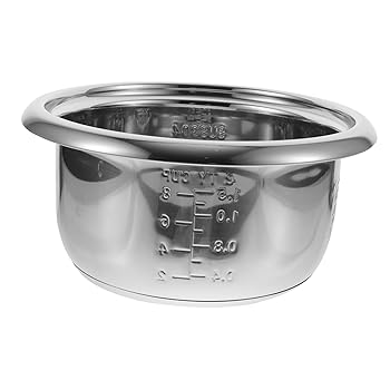 【中古】【未使用】UTHCLO 炊飯器用内釜 交換用ステンレススチール 304 厚手 家庭用 3l 500w ノンスティックコーティング