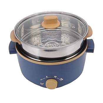 【中古】【未使用】2.5L 電気炊飯器食品グレード 800 ワット多機能二重層ポータブル鍋キッチン用、家庭用の便利な調理器具(米国110V)|AJIMURA-SHOP