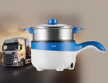 【中古】JOGIO 車載炊飯器 2合炊き 12V/24V兼用 蒸し器 多機能 車内 炊飯 キャンプ 車中泊 炊飯器 アウトドア 自炊 料理 調理 防災 保温 仕事 早炊き (ブ