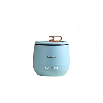 【中古】多機能炊飯器、一戸建て炊飯器、コンパクトインスタント炊飯器、かわいい炊飯器、早く炊ける、時短、持ち運びやすい (ブルー,+スチームグリッド)｜AJIMURA-SHOP