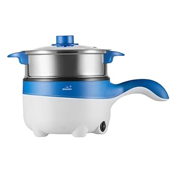 【中古】【未当て嵌める】車載炊飯器、明かり炊飯器、車載炊飯器、車中泊用明かりフライパン、超弾丸道路炊飯器、使い捨て蒸し器 (青色,12V車)