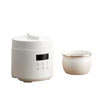 【中古】【未使用】COMEDYKING炊飯器 極め炊き 圧力式 早炊き ミニ炊飯器 フッ素内面保温予約 少量炊き 玄米 1台2役 炊飯器 ミニ 110V (圧力鍋+セラミック釉内鍋)