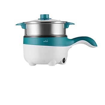 【中古】【未使用】180W車の電気炊飯器24vトラック電気中華鍋電気炊飯器車の電気炊飯器2L車載多機能電気フライパン電気鍋 (濃い緑色)