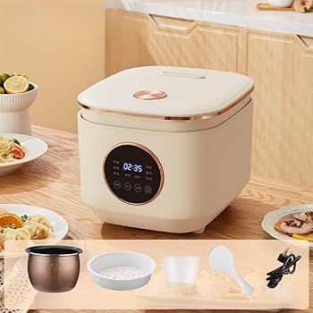 【中古】5L コンパクト炊飯器 一人暮らし 炊飯器 ミニ炊飯器 おかゆ炊きモード 保温予約機能 多機能炊飯器 保温 早炊き マイコン式 タッチパネル操作 省