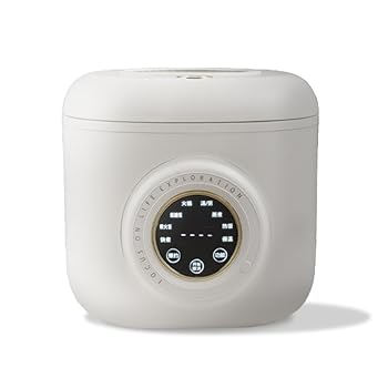 【中古】TAYTHI 炊飯器 健康炊飯器 一人暮らし 弱火調理 陶器鍋 フッ素フリー加工 マイコン式 タッチパネル 予約タイマー機能 カウントダウン 糖質カット