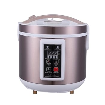 【中古】黒にんにく発酵槽は全自動5L/6Lの大容量多機能発酵槽炊飯器です。独立した内釜は均一に加熱し、ヨーグルト、納豆、キムチ、甘酒、自家製酢、果実