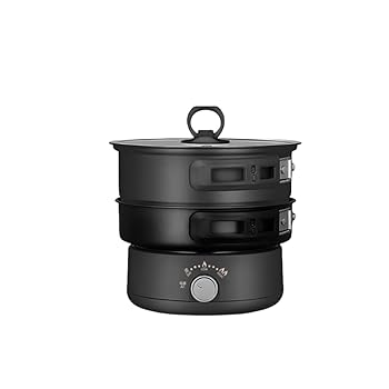 【中古】Amecke 炊飯器 片手なべ 高だか鍋 炊飯器 丸焼き鍋 一人暮らし 多役立つこと 取りはらい能力のある 2段変速 射撃能力28.8コマーシャル 車中泊 執務室 難民キャンプ 住みか (ホ