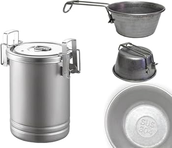 【中古】Slystar 調理器具 キャンプハイキング アウトドアクッキングアーティファクト 炊飯器アウトドアポータブルピクニック 多機能蒸し器 ポータブルキ