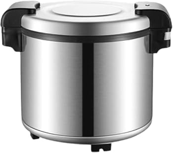 【中古】Gixuzol御役目用炊飯器御役目用ステンレス鋼炊飯器魔法瓶井戸釣瓶御役目用23L電熱鍋ステンレス鋼恒温炊飯器御役目用御厨子所、学習者食べ物屋に適しています (ステンレス鋼
