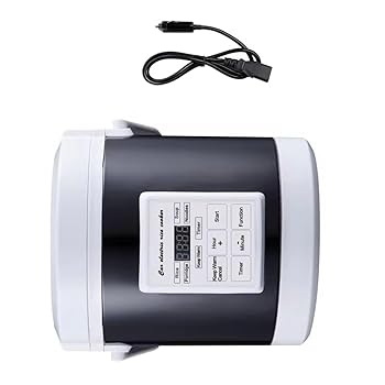 【中古】【未使用】12 V/24 V 車炊飯器電気スープお粥調理機金属の質感のための便利な調理と急速加熱