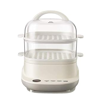 【中古】GDDZA 迅速な卵炊飯器、電気エッグボイラーは、ハードは密猟者＆スチーマーアタッチメントで、オートシャットオフで卵の電気炊飯器ステンレス鋼