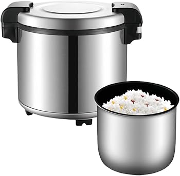 【中古】Fabig大容量 23L ステンレス炊飯器 こびりつかない鍋 玄米白米対応 電気保温桶 学生食堂 厨房向け 業務用炊飯器O12
