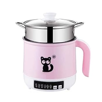 【中古】寮のインテリジェント自動調理で小さなフライパスのパスタ炊飯器を塞ぐためのハウスマンスコスト麺,ピンク