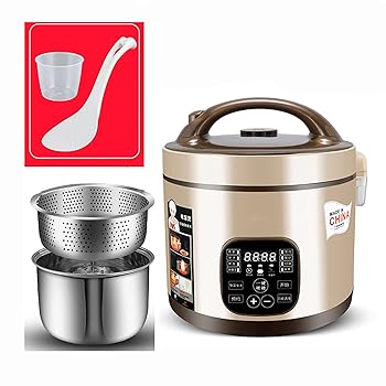 【中古】炊飯器（3 / 5L）身寄り用304ステンレス鋼鋼低糖多役立つこと炊飯器、2?7人用個別炊飯器（色：A、大きさ：3l）（B 3l）