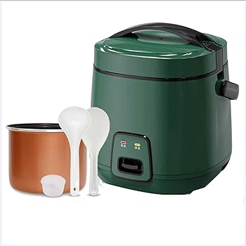 【中古】レトログリーン炊飯器、ミニ多機能炊飯器、お粥スープ炊飯器、蒸し器付き炊飯器、家庭用炊飯器,1.2L｜AJIMURA-SHOP