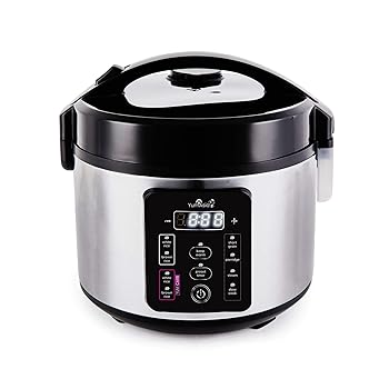 【中古】Yum Asia Kumo YumCarb Rice Cooker with Ceramic Bowl and Advanced Fuzzy Logic, (5.5 Cups, 1 Litre), 5 Rice Cooking Functions, 3 Multicoo