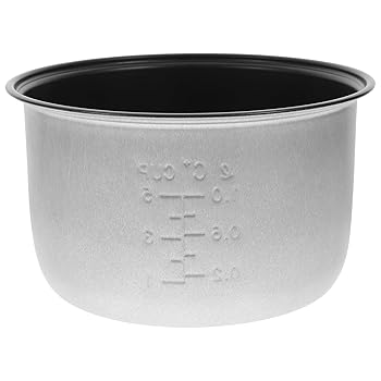 【中古】【未当て嵌める】HANABASS 内釜 取り替えっこ用 炊飯腕っこき 焦げ付かない 内釜 内釜 ラインドライブ 入れもの 取替佩び物 2L炊飯腕っこき