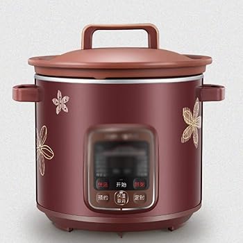 【中古】お粥電気炊飯器紫土鍋シチューアーティファクトシチュー健康セラミック電気キャセロール家庭用自動｜AJIMURA-SHOP 23,957円
