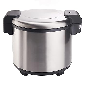 【中古】Winco 業務用電気ライスウォーマー ヒンジカバー付き 100カップ シルバー｜AJIMURA-SHOP