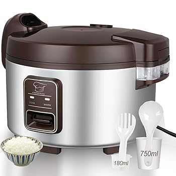 【中古】【未使用】flysclean 13L 業務用大容量炊飯器 レストラン用 | ワンタッチ操作で炊く60カップ | 12時間自動保温