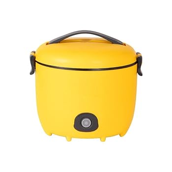 【中古】インテリジェント炊飯器家庭用1.8Lミニ炊飯器の小さな2-3人を調理する自動多機能炊飯器 (イエロー)