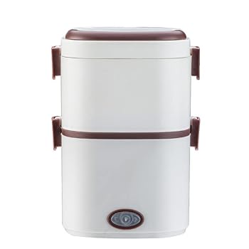 【中古】ミニ炊飯器2つの小さな炊飯器炊飯器と1つまたは2つの部分/人のためのウォーマーマルチクッカー (コーヒー色,L)
