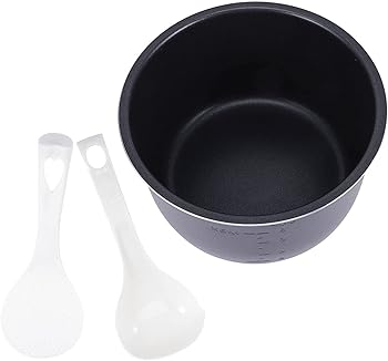【中古】【未使用】ご飯 炊飯器 内釜 鍋 替え ノンスティック炊飯器 ご飯 炊飯器 ライナー 鍋 容器 電気炊飯器 炊飯器 炊飯器 内釜 鍋 付属品 付 スープ お玉 と ご