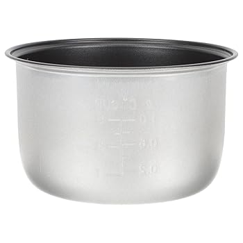 【中古】【未当て嵌める】ステンレス鋼スチール写真製膳立て手道具 炊飯器肌付き勝手もと設備 取り替えっこ用テフロン製作肌付き 膳立て用勝手もと設備 炊飯器ラインドライヴ 勝手もと設備 2L炊