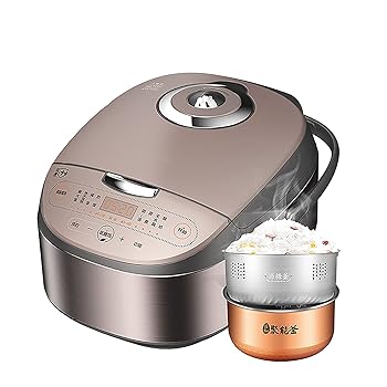【中古】【未使用】炊飯器（4L）家庭用多機能低糖炊飯器、ノンスティックダブルブラダー、予約・保温、2?6名様用