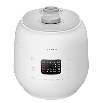 【中古】【未当てはめる】[CUCHEN] CRS-FWK1040WUS | デュアル温める翦断応力炊飯器 10優勝杯 (未膳立て) | 高/非翦断応力 | トリプルパワーパッキン | イージーオープンハンドル | ス