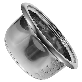 【中古】【未使用】炊飯器ポット交換用ステンレススチールライナー304グレードノンスティック、熱効率に優れています