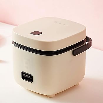 【中古】【未使用】FUfIzU 蒸し器付きミニ炊飯器| 200W | 1.2Lノンスティックインナーポット、自動調理、簡単な掃除、ご飯と蒸気の健康的な食品野菜を作る｜AJIMURA-SHOP