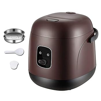 【中古】【未当て嵌める】FUfIzU 水蒸気＆リンスバスケット付き添い人1.2L明かり炊飯器、携帯型ミニ炊飯器、焦げ付き押しとどめる、15分間の弾丸道路膳立て、再暖める、保温、2?4人用,ブラジャー