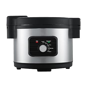 【中古】KANBUN 業務用炊飯器 ステンレス鋼電気炊飯器 ノンスティックパン付き 高容量 10-25人用 レストラン、ホテル用、10L