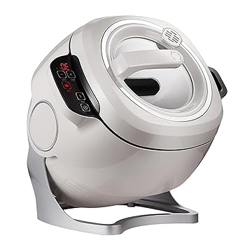 【中古】6L 全自動調理機 ノンスティックコーティング内釜 360°ドラム回転 3段階火力調節 炒める・煮る・炊く・スープ作りに最適|AJIMURA-SHOP