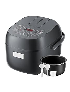 【中古】【未当て嵌める】TOSHIBA Rice Cooker Small 3-Cup Uncooked? LCD Display with 8 Cooking Functions: Rice, Oatmeal, Mixed Grains and More, NonStick Inner P その他-家電