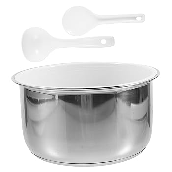 【中古】【未使用】UTHCLO ケーキ 炊飯器 ノンスティックライス ライスメーカーパン 蒸し器ライスポット クッカー 炊飯鍋 電気調理器 土鍋の内鍋 内釜 壷 ステンレ