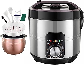 【中古】炊飯器家庭用温度調節可能な炊飯器、焦げ付き防止の内鍋、インテリジェント断熱材(4L)()