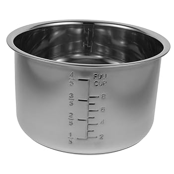 【中古】HOLIDYOYO 炊飯器ライナー クッカーライナーの容器 圧力鍋の内釜 ステンレスの内釜 電気調理器ライナー 炊飯器の内タンク 焦げ付き防止の内鍋 炊