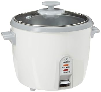 【中古】Zojirushi NHS-10 6-Cup (Uncooked) Rice Cooker/Steamer \u0026 Warmer, White by Zojirushi