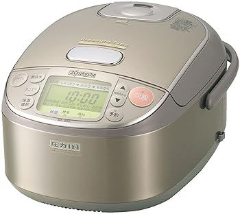 【中古】ZOJIRUSHI 無意味さ剪断応力IH炊飯ジャー限り炊き (5.5合炊き)NP-JB10-XJ ステンレス鋼赤銅色