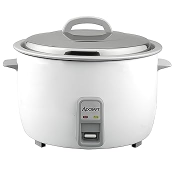 【中古】Adcraftカウンタとっ始めHeavy Duty炊飯器25、優勝杯静電容量 ? - 1 each. by Adcraft
