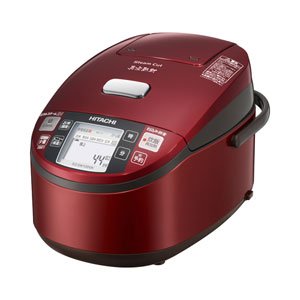 【中古】HITACHI 剪断応力\u0026水蒸気IH手合い ジャー炊飯器 5.5合 メタリックレッド RZ-SW1000K-R